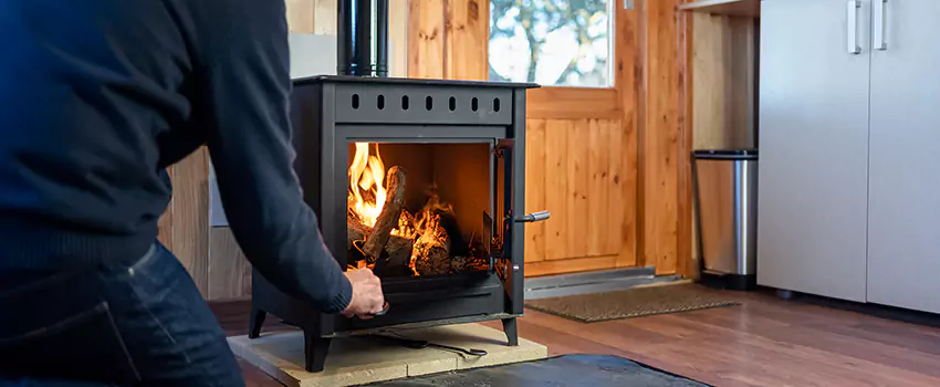 Open Hearth Wood Fireplace Installation in Maryville, TN