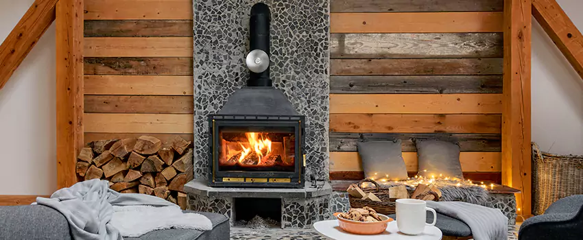 Thelin Hearth Products Direct Vent Gas Stove Fireplace Inspection in Maryville, Tennessee
